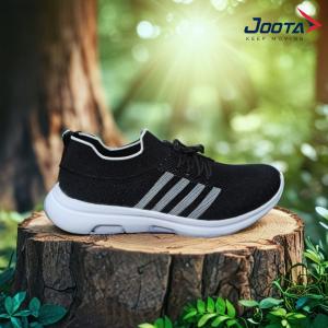 SS-122 Black Men's Walking Shoes